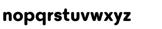 Kole P Rounded Black Font LOWERCASE