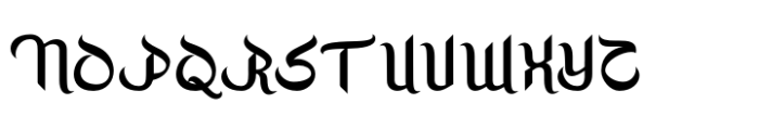 Koleman Font UPPERCASE