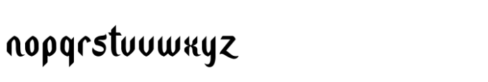 Koleman Font LOWERCASE
