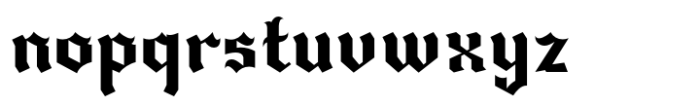 Kolinova Blackletter Regular Font LOWERCASE