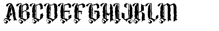 Kolithagente Rough Font UPPERCASE