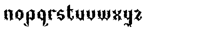Kolithagente Rough Font LOWERCASE
