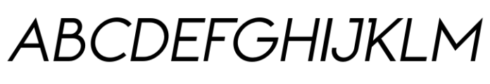 Kolka Regular Italic Font UPPERCASE