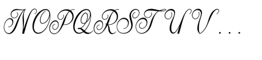 Kollegaly Rosalina Regular Font UPPERCASE
