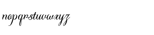 Kollegaly Rosalina Regular Font LOWERCASE