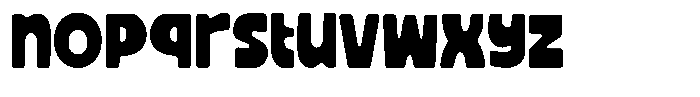 Kollins Rough Font LOWERCASE