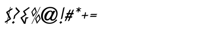 Kolonaki JNL Oblique Font OTHER CHARS