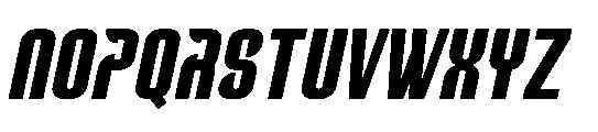 Kolone Italic Font UPPERCASE