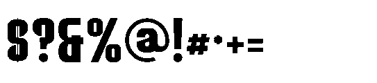 Kolone Regular Font OTHER CHARS