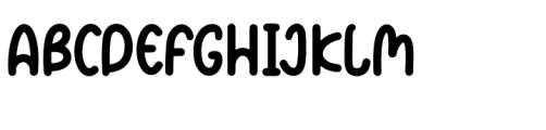 Komachi Wiggler Font UPPERCASE