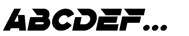 Komata Italic Font UPPERCASE