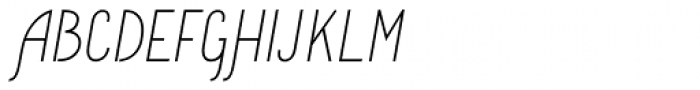 Komela No.3 Italic Font UPPERCASE