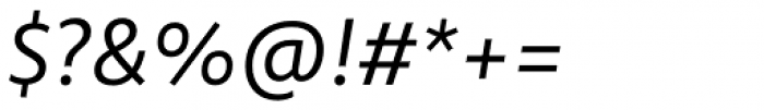 Komet Pro Regular Italic Font OTHER CHARS