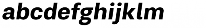 Kommon Grotesk Bold Italic Font LOWERCASE
