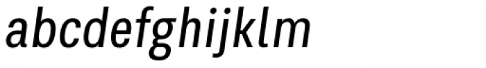 Kommon Grotesk Compressed Italic Font LOWERCASE