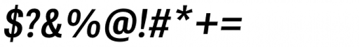 Kommon Grotesk Compressed Medium Italic Font OTHER CHARS