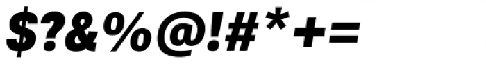 Kommon Grotesk Condensed Black Italic Font OTHER CHARS