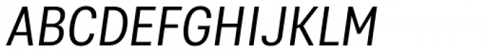 Kommon Grotesk Condensed Normal Italic Font UPPERCASE