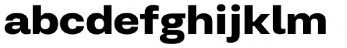 Kommon Grotesk Extended Black Font LOWERCASE