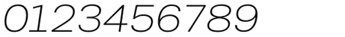 Kommon Grotesk Extended ExtraLight Italic Font OTHER CHARS