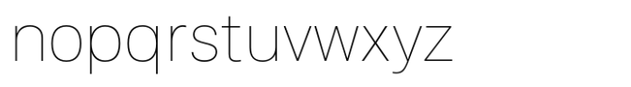 Kommon Grotesk Thin Font LOWERCASE