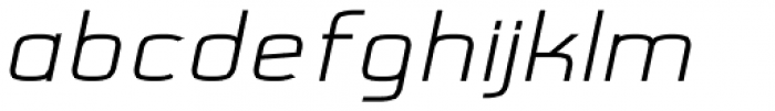 Kompine Expanded Bold Italic Font LOWERCASE