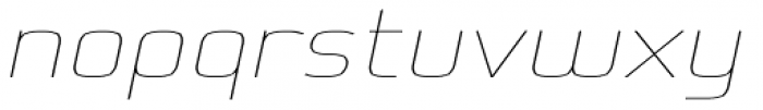 Kompine Expanded Italic Font LOWERCASE