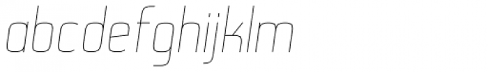 Kompine Italic Font LOWERCASE