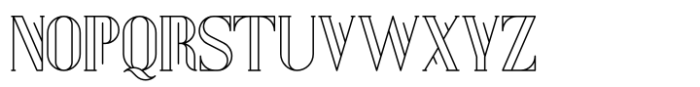 Kompot Outline Styled Font UPPERCASE