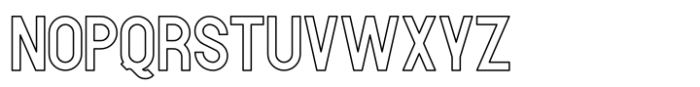 Kompot Sans Outline Font UPPERCASE