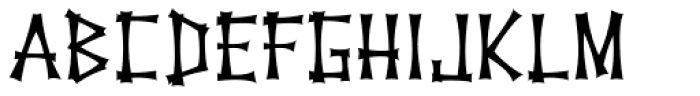 Kon Tiki Hula JF Font LOWERCASE