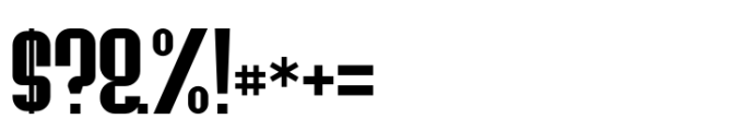 Konaka Regular Font OTHER CHARS