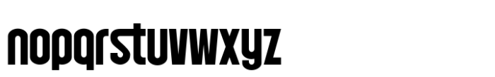 Kondenton Bold Font LOWERCASE