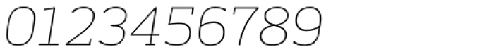 Kondolar Thin Italic Font OTHER CHARS
