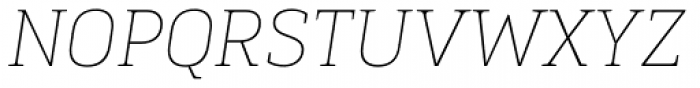 Kondolar Thin Italic Font UPPERCASE
