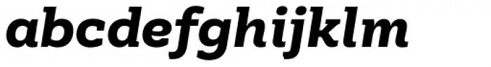 Kondolarge ExtraBold Italic Font LOWERCASE