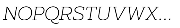 Kondolarge ExtraLight Italic Font UPPERCASE