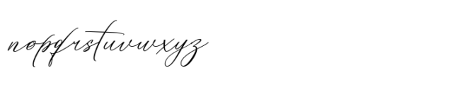 Konesta Calligraphy Script Regular Font LOWERCASE