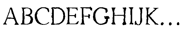 Konfus Brush Font UPPERCASE