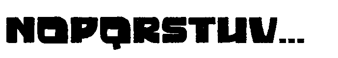 Kong Bufar Rough Font UPPERCASE