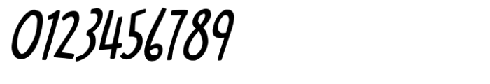 Kong Gulerod Italic Font OTHER CHARS