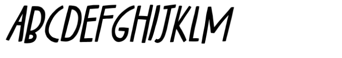 Kong Gulerod Italic Font UPPERCASE