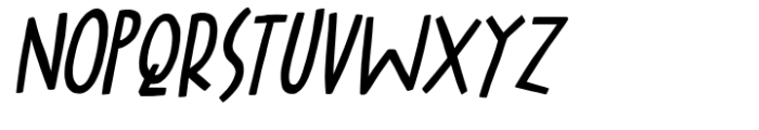 Kong Gulerod Italic Font UPPERCASE