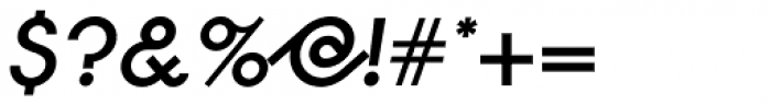 Kong Script Bold Oblique Font OTHER CHARS