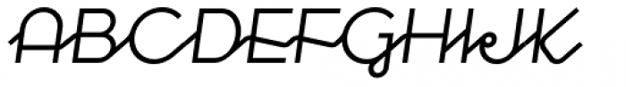 Kong Script Regular Oblique Font UPPERCASE
