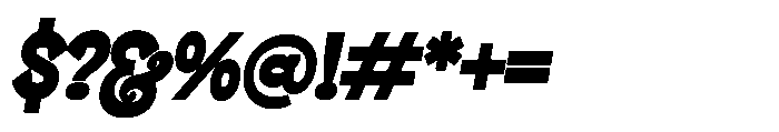 Kongregate Bold Italic Font OTHER CHARS