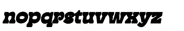 Kongregate Bold Italic Font LOWERCASE