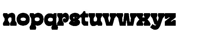 Kongregate Bold Font LOWERCASE