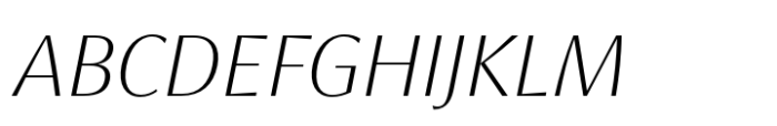 Koning Display ExtraLight Italic Font
