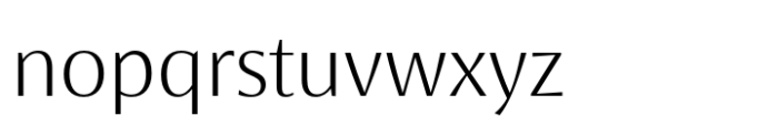 Koning Display Light Font LOWERCASE